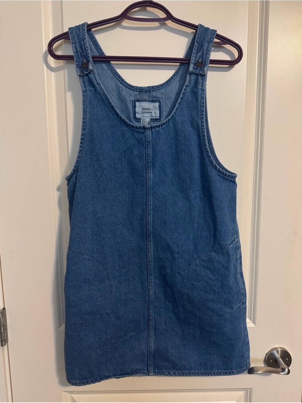 Forever 21 Denim Dress in Medium Blue